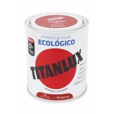 Esmalte Brillante 750 Ml Ro/Ch Al Agua Ecologico Titanlux