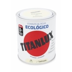 Esmalte Satinado 750 Ml Marf Al Agua Ecologico Titanlux