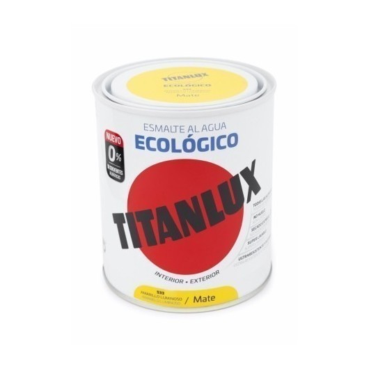 Esmalte  750 Ml Am/Lum Al Agua Ecologico Titanlux