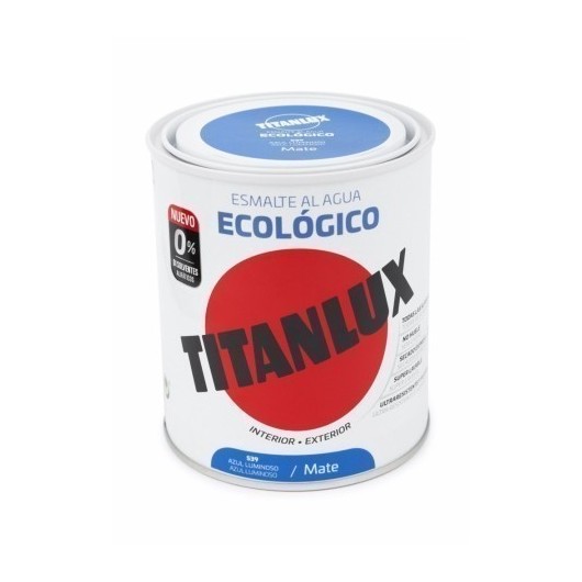 Esmalte  750 Ml Az/Lum Al Agua Ecologico Titanlux