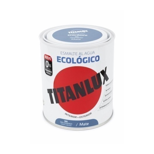 Esmalte  750 Ml Gr/Mgo Al Agua Ecologico Titanlux