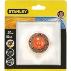 Cepillo Para Taladro Hojas Lija 050X020Mm Gr80 Stanley