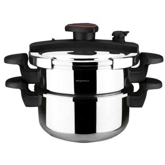 Olla Cocina Presion 4+6Lt S/Rapida Duo Inox Astra Magefesa