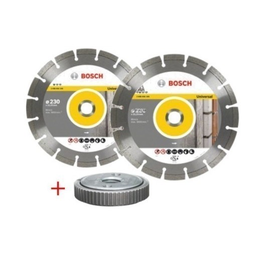 Disco Corte General Obra Segment 230Mm Tue.Amol Diam Bosch 2 Pz