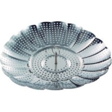 Cesto Cocina Vapor 24Cm Inox Metaltex