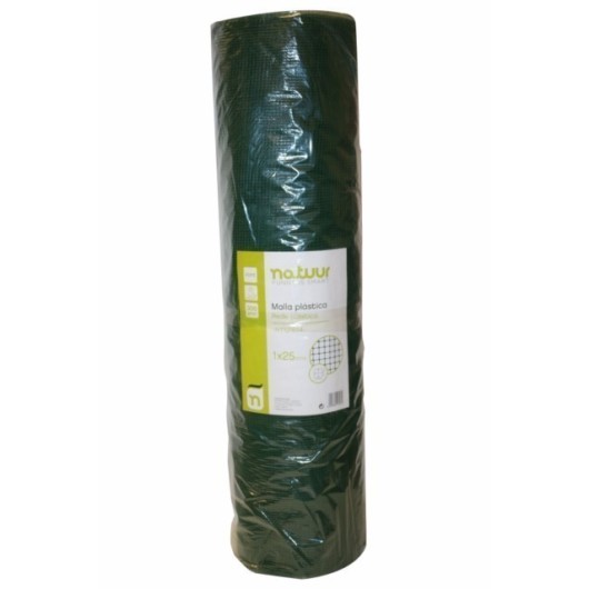 Malla Protecion 1X25Mt Cda Natuur Ver L.M. 4,5X4,5Mm