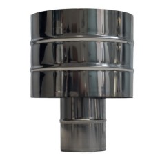 Antirrevocante Estufa Pellet Ø80Mm Inox Exojo