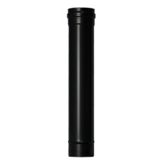 Tubo Estufa Pellet Ø80Mmx100Cm A/Esm/Vitr. Ne Exojo