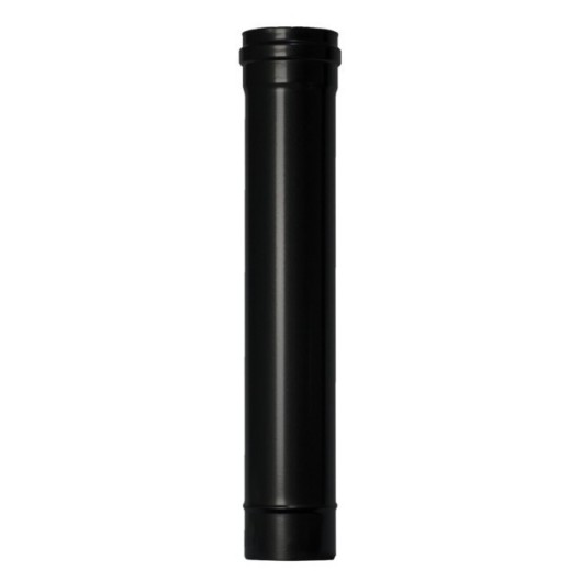 Tubo Estufa Pellet Ø80Mmx100Cm A/Esm/Vitr. Ne Exojo