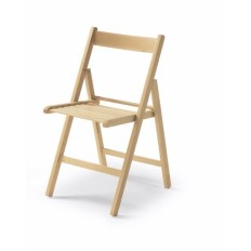 Silla 42,5X47,5X79Cm Plegable  Madera Nat Haya Vh122846