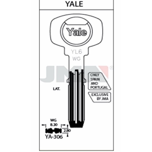 Llave Puntos En Bruto Jma Laton Ya-306