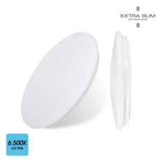 Plafon Circular 12W 840Lm 6500K 26,5X5,7Cm Pl Bl Sup. Led Extrap