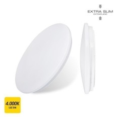 Plafon Circular 18W 1260Lm 4000K 33X6,6Cm Bl Sup. Led Extraplano