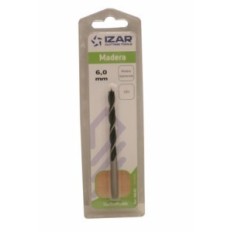 Broca Madera Espiral 3 Puntas 06 Mm M640 Izar