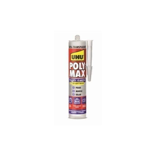 Adhesivo Sellador Polimero 300 Gr Tra Poly Max High Tack Uhu