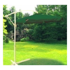 Parasol Jardin 3Mt Lateral Natuuur Aluminio Ver S/Faldon