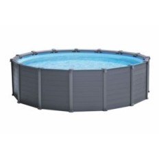 Piscina Circular 478X124Cm Aren 16805Lt Graphite Gray Intex