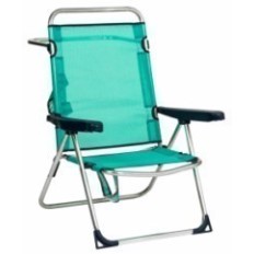 Silla Playa Cama Alta Alco Alum/Fibrel Az Ver 671Alf-0030