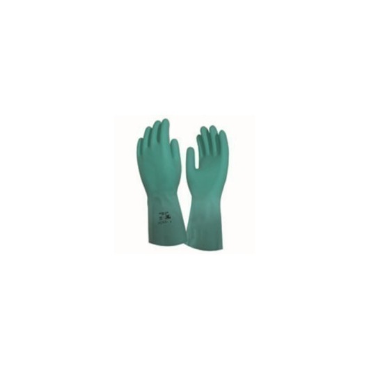 Guante Quimico S07 Indust 3L Nitr. Ver Rnf-15 Nitril 330 T-7