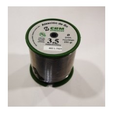 Estaño Soldar Plata 250Gr-2Mm 3,5% Aleacion 402 Crm