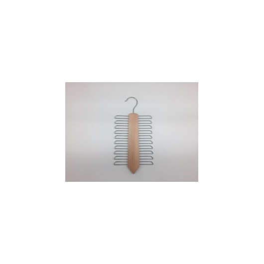 Percha Armario 15,5X1,2X30,5Cm Corbatas Vivahogar Madera Nat Ba