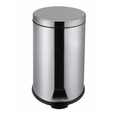 Cubo Basura Con Pedal 20Lt 29X44Cm Cub.Extr. Inox Vivahogar