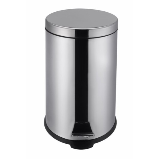 Cubo Basura Con Pedal 20Lt 29X44Cm Cub.Extr. Inox Vivahogar