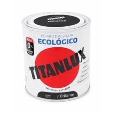 Esmalte Acrilico Brillante 250 Ml Ne Al Agua Ecologico Titanlux