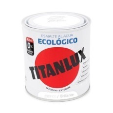 Esmalte Acrilico Brillante 250 Ml Bl Al Agua Ecologico Titanlux