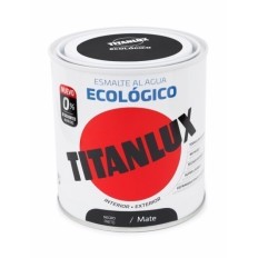 Esmalte Acrilico  Mate 250 Ml Ne Al Agua Ecologico Titanlux