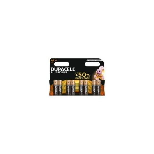 Pila Alcalina Lr06 Aa 1,5V Power Plus Duracell 8 Pz