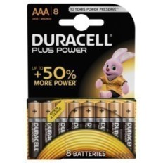 Pila Alcalina Lr03 Aaa 1,5V Power Plus Duracell 8 Pz