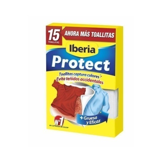 Toallitas Atrapacolor Protect Color Iberia 15 Ud