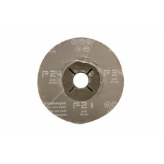 Disco Lija Nivel Fibra Corindon 115X22 Mm Amoladora Gr 24 Ma