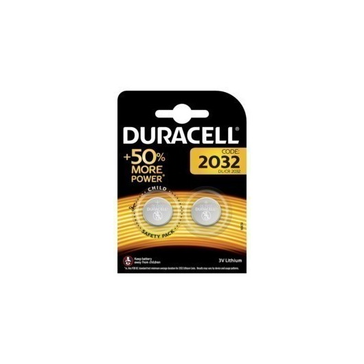 Pila Boton 2032 Duracell 2 Pz