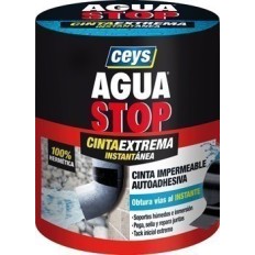 Cinta Adhesiva 100Mmx1,5Mt Fuga/Grie Impermeable Tra Aguastop 