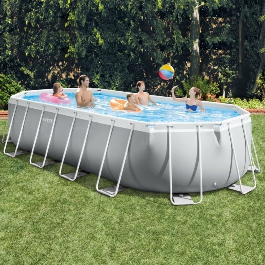 Piscina Pvc Ovalada 610X305X122Cm Cart 5678Lt Prism Intex 0