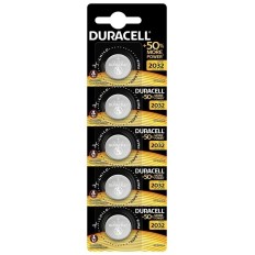 Pila Boton Cr2032 3V Litio Duracell 5 Pz