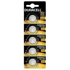 Pila Boton Cr2025 Litio Duracell 5 Pz