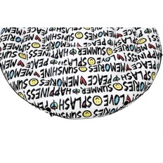 Colchoneta Piscinas 188Cm Hinch Bestway Pop Art Redonda