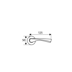 Manivela Puerta 707 Alu Ne Roseta Micel 2 Pz