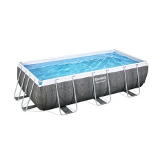 Piscina Pvc Recta 404X201X100Cm Cart 6478Lt Power Steel Ratan