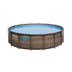 Piscina Pvc Circular 488X122Cm Cart Power Steel Vista Bestway