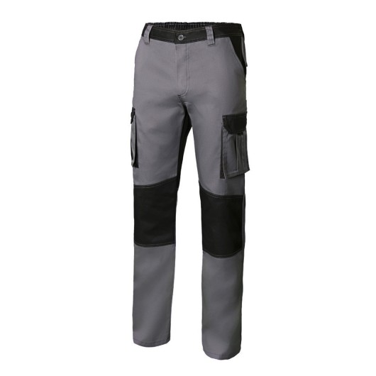 Pantalon Trabajo T60 Con Refuerzo  65% Poli 35% Alg Gr/Neg 1