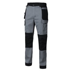 Pantalon Trabajo Xxl Con Refuerzo  98%Alg 2%Elast Gr/Neg Can