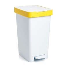 Cubo Reciclaje 25 Lt C/Pedal Tatay Pp Bl/Ama Smart 1021002 1 Ud