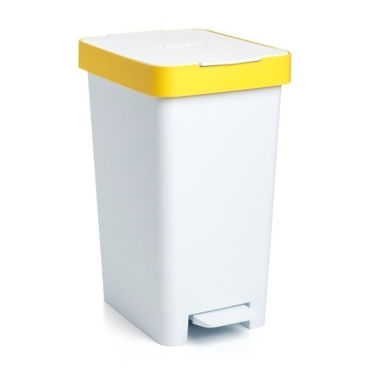 Cubo Reciclaje 25 Lt C/Pedal Tatay Pp Bl/Ama Smart 1021002 1 Ud