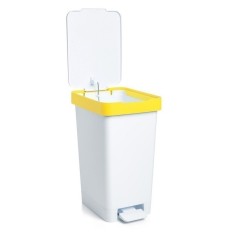 Cubo Reciclaje 25 Lt C/Pedal Tatay Pp Bl/Ama Smart 1021002 1 Ud