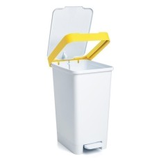 Cubo Reciclaje 25 Lt C/Pedal Tatay Pp Bl/Ama Smart 1021002 1 Ud