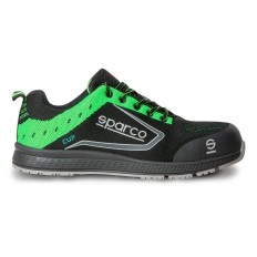 Zapato Seguridad T39 S1P-Src Punt.Compos. Cup Negra/Verde Sparco